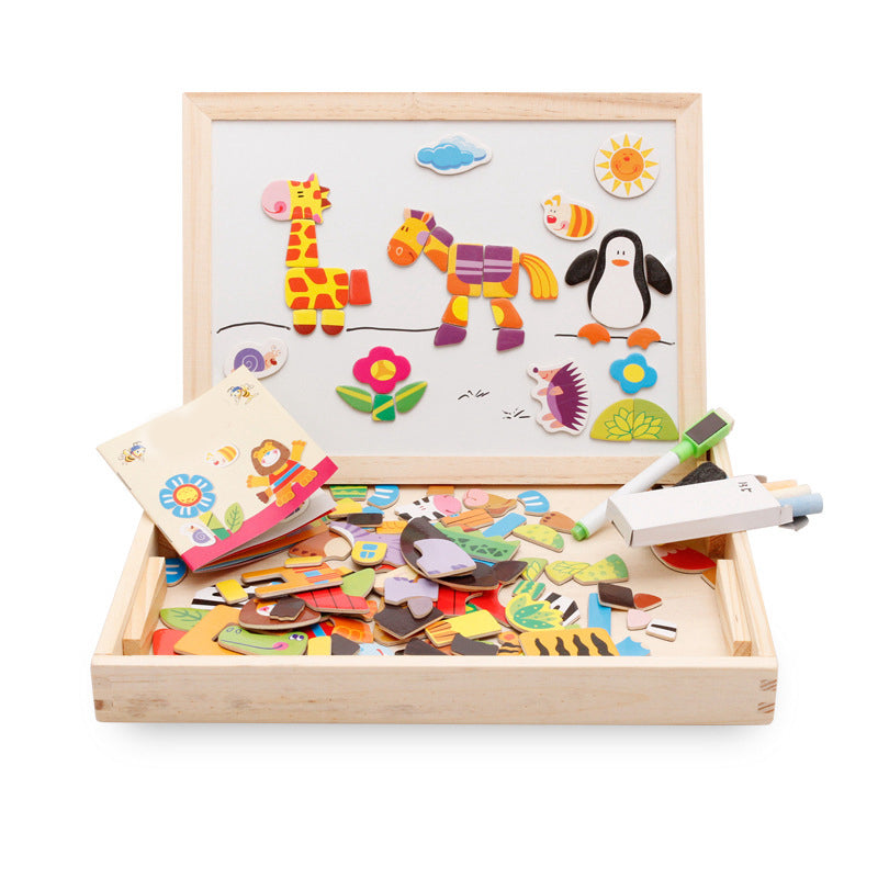 Magnetic Kids Puzzle Drawing Board Educational Toys.