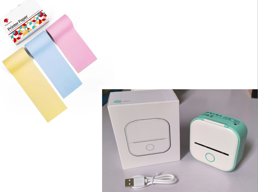 Mini Pod Portable Label Printer Home, Students, Projects.