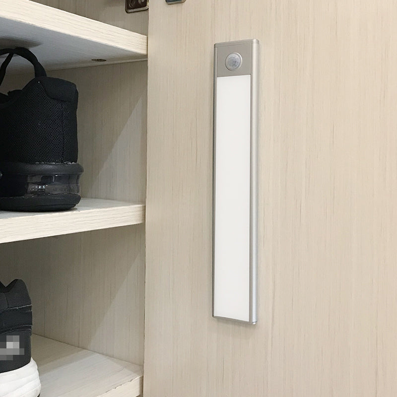 LED Motion Sensor LED Under Cabinet Light USB Rechargeable Wardrobe, Storages