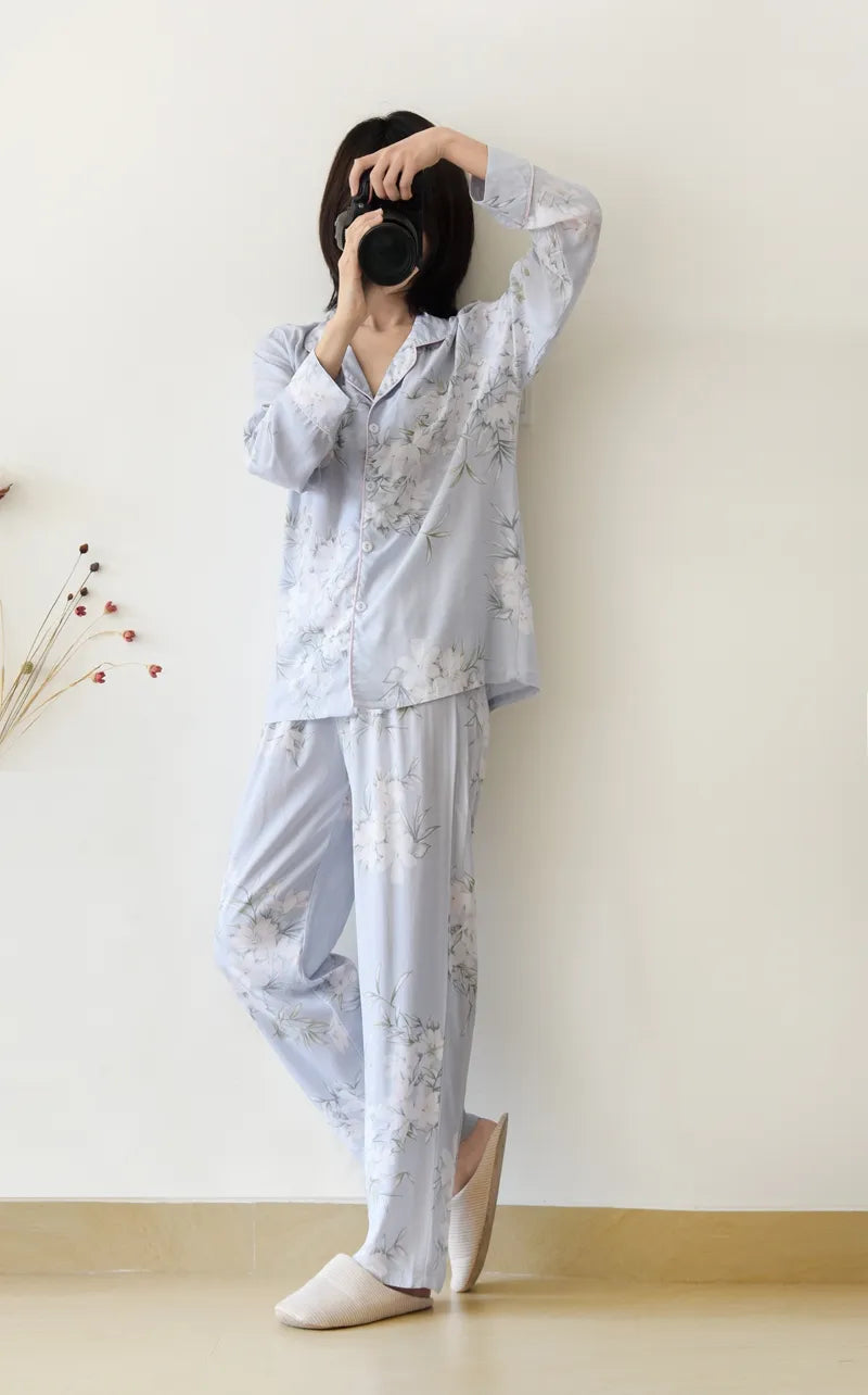 Women sleeping suits Japanese style new spring and summer.