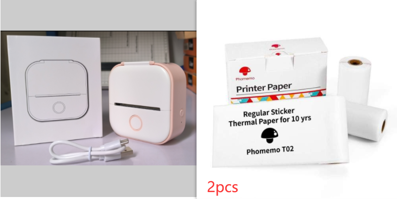 Mini Pod Portable Label Printer Home, Students, Projects.